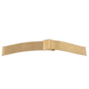 Milanaise Uhrenarmband mit Schiebeverschluss – Schwarz *