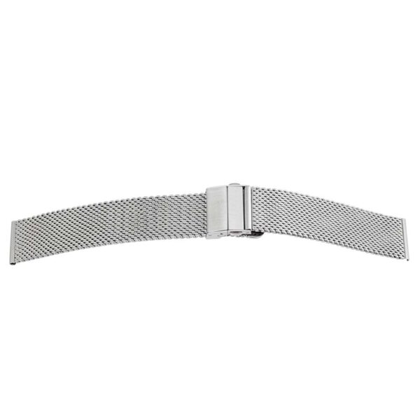 Milanaise Uhrenarmband mit Schiebeverschluss – Stahl *
