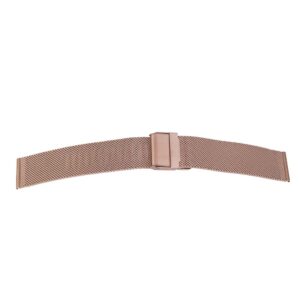 Milanaise Uhrenarmband mit Schiebeverschluss – Rose