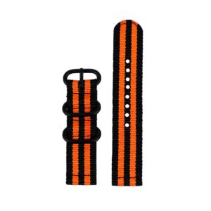 Stoff Farbkombination Schwarz & Orange