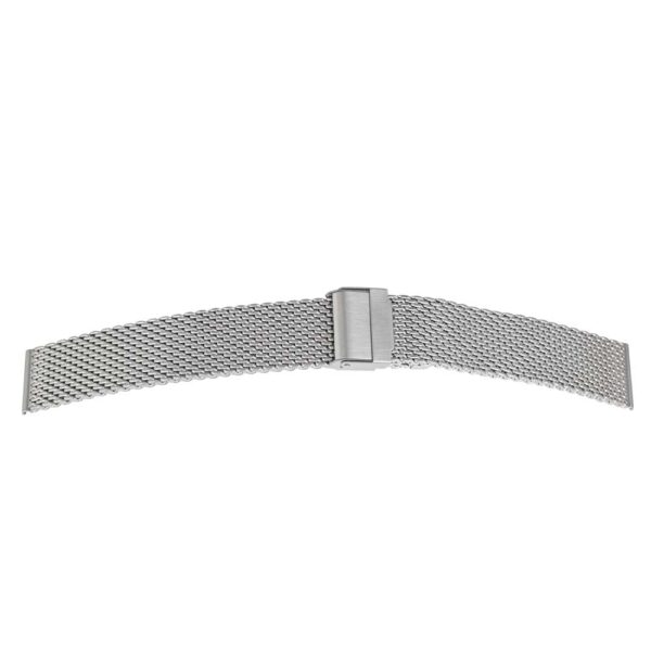 Milanaise Uhrenarmband mit Schiebeverschluss - Stahl