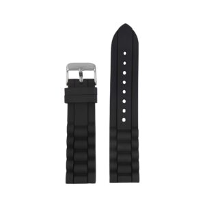 Silikonarmband Schwarz