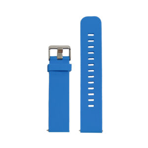Silikon Uhrenarmband Blau Glatt