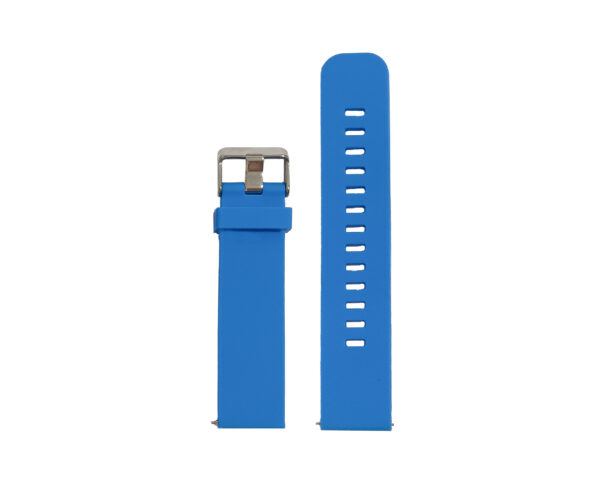 Silikon Uhrenarmband Blau Glatt