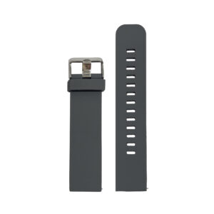 Silikon Uhrenarmband Grau Glatt