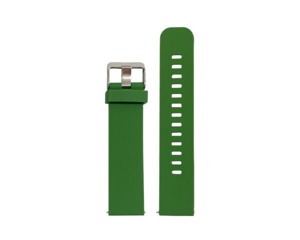 Silikon Uhrenarmband Grün Glatt