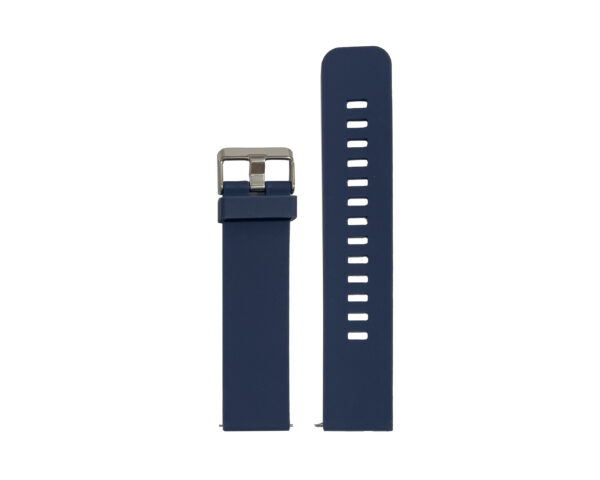 Silikon Uhrenarmband Dunkelblau Glatt