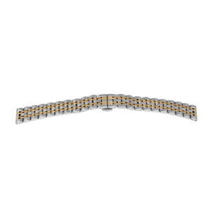 Solid Metalluhrband Glatt` Bicolor`