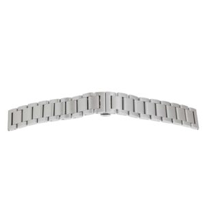 Solid Metalluhrband Matt ` Edelstahl `