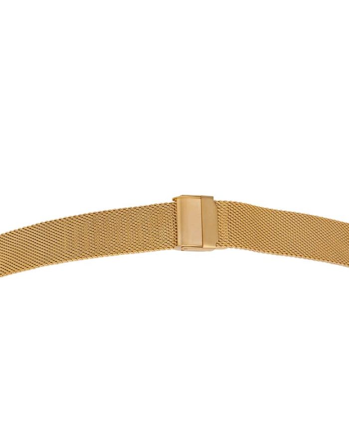 Milanaise Uhrenarmband mit Schiebeverschluss – Goldfarbig