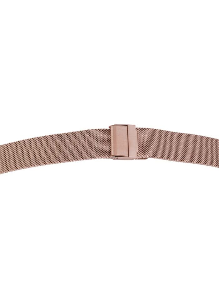 Milanaise Uhrenarmband mit Schiebeverschluss – Rose