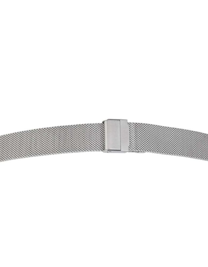 Milanaise Uhrenarmband mit Faltschliesse – Stahl