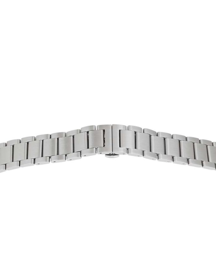 Solid Metalluhrband Matt ` Edelstahl `