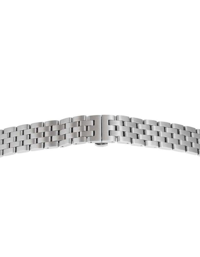 Solid Metalluhrband Glatt ` Edelstahl `